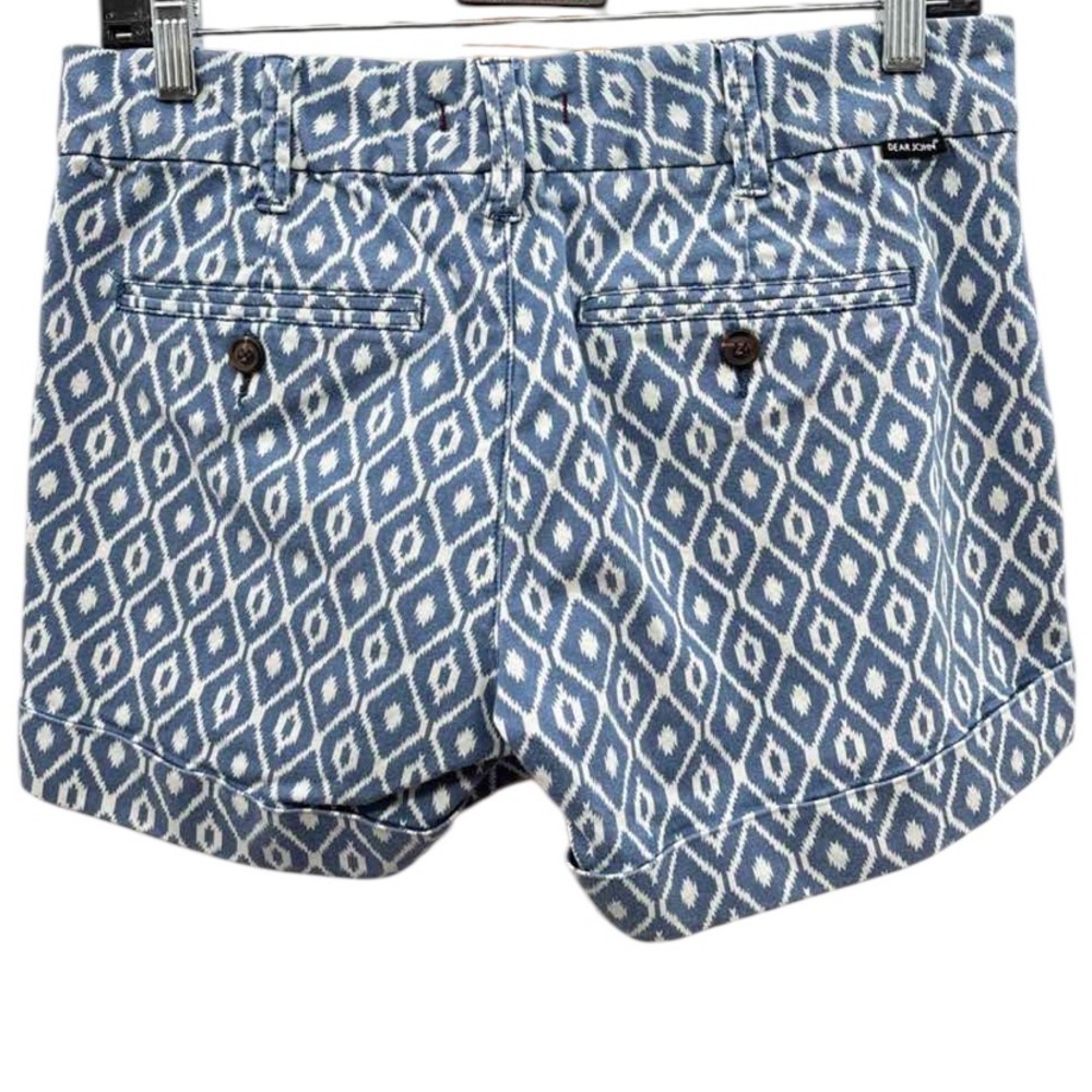 Dear John Stone Blue Finnegan Cuffed Shorts Stretch
Diamond Aztec - Size 31 - Picture 2 of 4